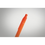 Bolígrafos ecológicos de papel y maíz PLA con tinta azul Eco Colors color naranja quinta vista