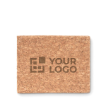 Set con varios tipos de nota y con tapas de corcho CorkPad vista de impresión