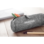 Estuches personalizados baratos de felpa en color elegante Flow color gris vista bodegón principal