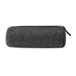 Estuches personalizados baratos de felpa en color elegante Flow color gris oscuro