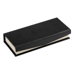 Set bolígrafo y roller metálicos bicolor tinta azul Continental color plateado en caja