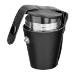 Set de 4 vasos de acero personalizados con bolsa de 25ml Snaps color plateado