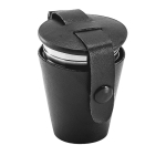 Set de 4 vasos de acero personalizados con bolsa de 25ml Snaps color plateado cuarta vista