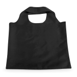 Bolsa para compra plegable personalizada de poliéster 190T Duet color negro