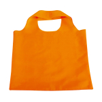 Bolsa para compra plegable personalizada de poliéster 190T Duet color naranja primera vista