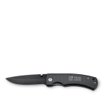 Navaja de bolsillo de acero inoxidable y metal con cierre y clip vista principal