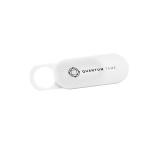 Protector de webcam personalizado con tapa deslizante Spyshield color blanco imagen con logo 4