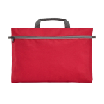 Bolsa portadocumentos personalizada barata de poliéster 600D Basic color rojo primera vista