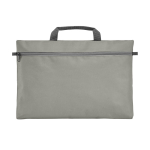 Bolsa portadocumentos personalizada barata de poliéster 600D Basic color gris primera vista