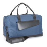 Bolsa de viaje poliéster con polipiel de calidad Branve® Continental color azul primera vista