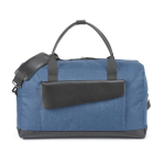 Bolsa de viaje poliéster con polipiel de calidad Branve® Continental color azul segunda vista