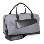 Bolsa de viaje poliéster con polipiel de calidad Branve® Continental color gris primera vista