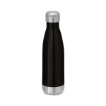 Botella térmica personalizada con detalle de metal 510ml color negro
