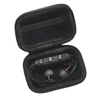 Auriculares personalizados bluetooth 4.1 con bolsa de EVA Acoustics color negro en caja