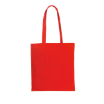 Bolsas de algodón de colores con asas largas 105 g/m2 Eco Color L color rojo primera vista