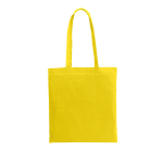 Bolsas de algodón de colores con asas largas 105 g/m2 Eco Color L color amarillo