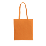 Bolsas de algodón de colores con asas largas 105 g/m2 Eco Color L color naranja