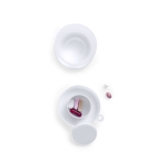 Vaso plegable para guardar pastillas de 220ml Pillcup Colors color blanco cuarta vista