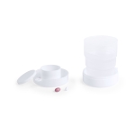 Vaso plegable para guardar pastillas de 220ml Pillcup Colors color blanco séptima vista