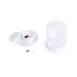 Vaso plegable para guardar pastillas de 220ml Pillcup Colors color blanco octava vista