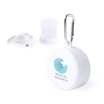 Vaso plegable para guardar pastillas de 220ml Pillcup Colors color blanco novena vista