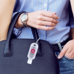 Gel para higiene y limpieza con mosquetón y dosificador 30ml Hold color transparente cuarta vista