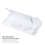 Estuche portamascarillas personalizado en plástico blanco Compact color blanco segunda vista