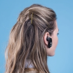 Smartwatch personalizado para regalar a clientes Vitality color negro cuarta vista