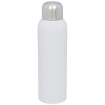 Bidón de acero inoxidable de gran volumen y tapa de rosca 820ml Office color blanco