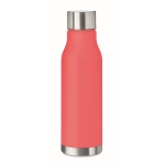 Botellas personalizadas recicladas con acabado traslúcido 600ml Iceberg RPET color rojo transparente