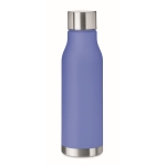 Botellas personalizadas recicladas con acabado traslúcido 600ml Iceberg RPET color azul real