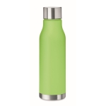 Botellas personalizadas recicladas con acabado traslúcido 600ml Iceberg RPET color verde lima transparente