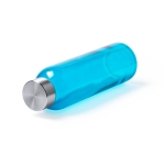 Botella de cristal barata de colores llamativos 500ml Crystal Water color azul segunda vista