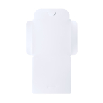 Portamascarillas grande en plástico blanco para personalizar Folder