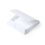 Portamascarillas grande en plástico blanco para personalizar Folder