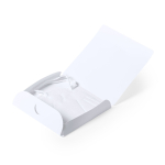 Portamascarillas grande en plástico blanco para personalizar Folder