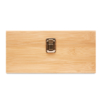 Set con 2 vasos de whisky de lujo personalizable en estuche Deluxe color madera septima vista