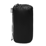 Manta polar personalizada en RPET con diseño básico 180 g/m2 Baqueira color negro segunda vista