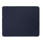 Manta polar personalizada en RPET con diseño básico 180 g/m2 Baqueira color azul sexta vista