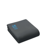 Manta polar personalizada en RPET con diseño básico 180 g/m2 Baqueira vista de impresión