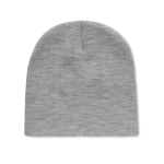 Gorro de invierno personalizable unisex elástico RPET Sweden color blanco/gris