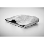 Gorro de invierno personalizable unisex elástico RPET Sweden color blanco/gris vista fotografía segunda vista