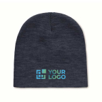 Gorro de invierno personalizable unisex elástico RPET Sweden vista de impresión