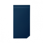 Toallas con logo de algodón orgánico absorbente Cotton Medium color azul segunda vista