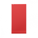 Toallas con logo de algodón orgánico absorbente Cotton Medium color rojo tercera vista