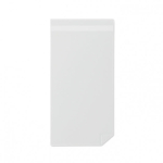 Toallas con logo de algodón orgánico absorbente Cotton Medium color blanco segunda vista