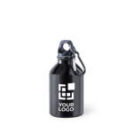 Bidón pequeño de aluminio en color vivo con mosquetón 330ml Cruiser vista principal