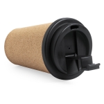 Tazas take away hechas de corcho natural de 350ml Takeaway Cork color marrón segunda vista