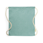 Mochila de cuerdas de algodón reciclado 120 gr/m2 Recycled Cotton color verde primera vista