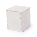 Macetas publicitarias blancas con semillas de menta Box color beige tercera vista